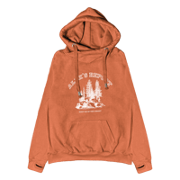 Meet Me In The Forest Traveller Hoodie Faded Orange