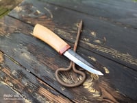 Image 2 of Wood carving knife Mulbery Handle 