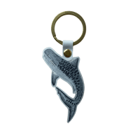 Image 2 of Tiger Shark Leather Keyring