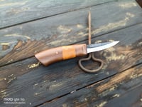 Image 5 of Wood carving knife English Walnut Handle 