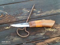 Image 9 of Wood carving knife English Walnut Handle 