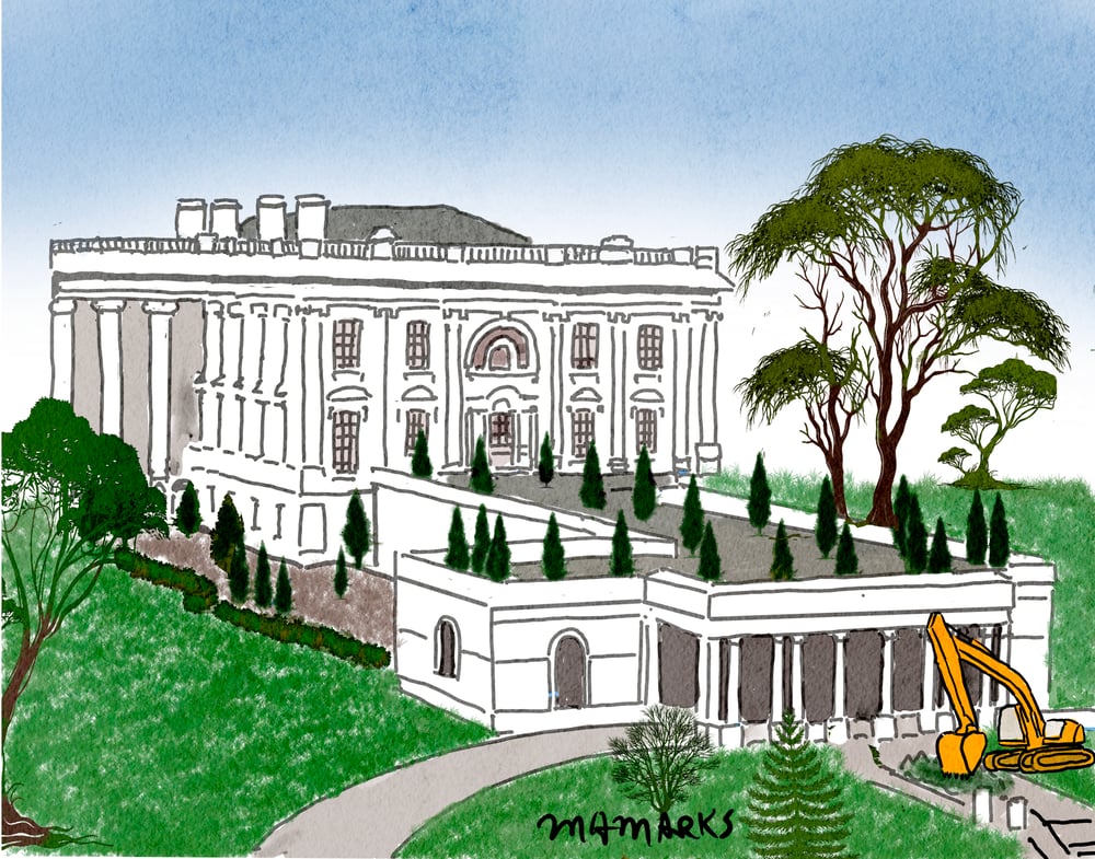 Image of East Wing Destruction