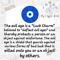 Image 4 of Evil Eye Protection Candle, Black Obsidian Crystal Candle