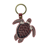 Image 2 of Turtle Leather Keyring