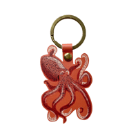 Image 2 of Octopus Leather Keyring