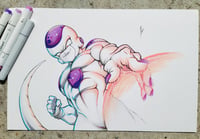 END BOSS FRIEZA ORIGINAL ART SIGNED