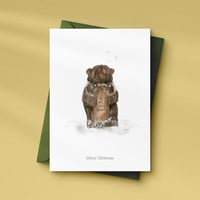 Image 3 of Christmas Bear cards (A5 set of five)