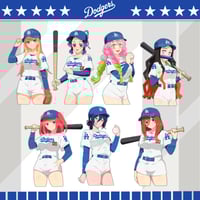 Image 1 of LA x WAIFUS V.2 / STICKERS