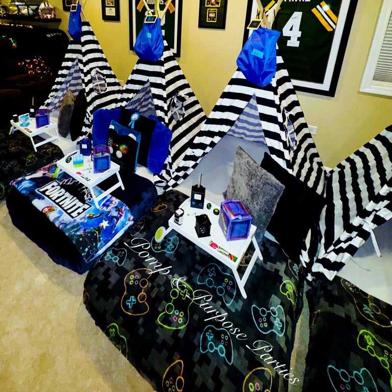 Sleepover TeePee Tents!