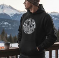 Image 1 of Mt Baker Snowy Owl UNISEX  Hoodie PRE-ORDER!