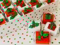 Glitter Holly and Glitter Gifts Chocolate Nuggets