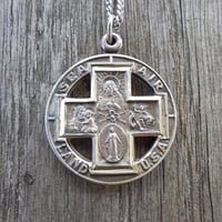 Image 1 of Sea Air Land USA Necklace, c. 1970s