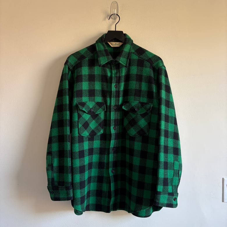 Image of L.L. Bean Buffalo Plaid Wool Shirt
