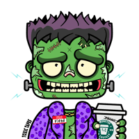 Image 3 of Monster Coffee Sticker Series
