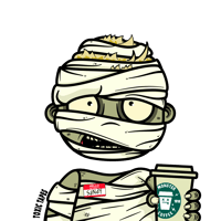 Image 4 of Monster Coffee Sticker Series
