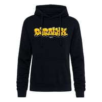 Sweat capuche noir "GRAFFITI by DJ ROLXX"