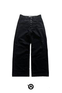 Image 1 of Neo Black Selvedge Denim (PRE-MADE)