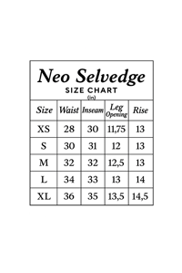 Image 4 of Neo Black Selvedge Denim (PRE-MADE)