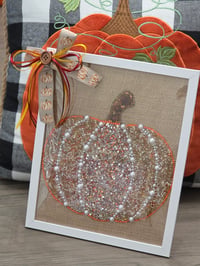 Image 2 of Pumpkin mixed material art 