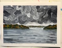 Image 2 of Lake Champlain Storm Clouds (Fall) 
