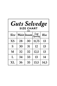 Image 3 of Guts Cream Selvedge Denim 