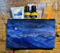 Image 1 of Fine Art Zipper Bag: Pinnacle View at Night (purple)