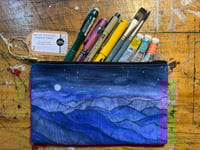 Image 2 of Fine Art Zipper Bag: Pinnacle View at Night (purple)