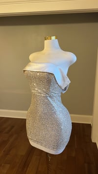 Image 4 of Vivian bow mini dress