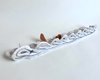 Image 4 of Vining Porcelain & Copper Menorah