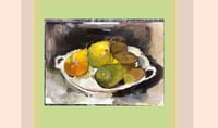 Still Life with Pears (After Schjerfbeck)