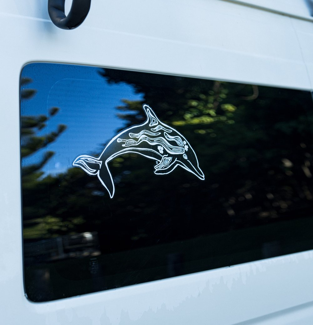 Image of Dolphin Decal - by Sophie Fletcher Designs