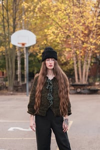 Image 6 of  Ahmic Merino Cardigan (limited in Olive + more colours)