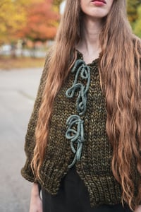 Image 10 of  Ahmic Merino Cardigan (limited in Olive + more colours)