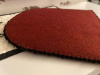 Image 5 of Merry Primitive Punch Needle Decorative Folk Art Mat/Mini Rug~~