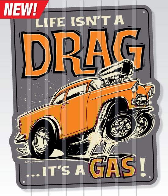 Image of New! Embossed metal sign. 11 x 13" Limited edition.