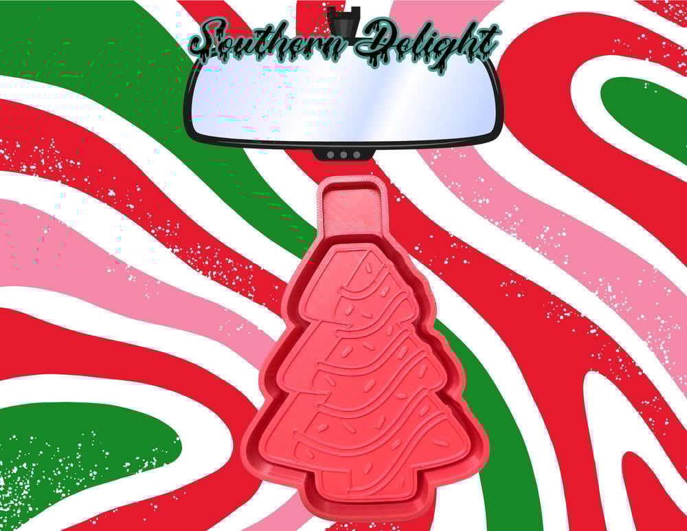 Image of Christmas cake tree mold