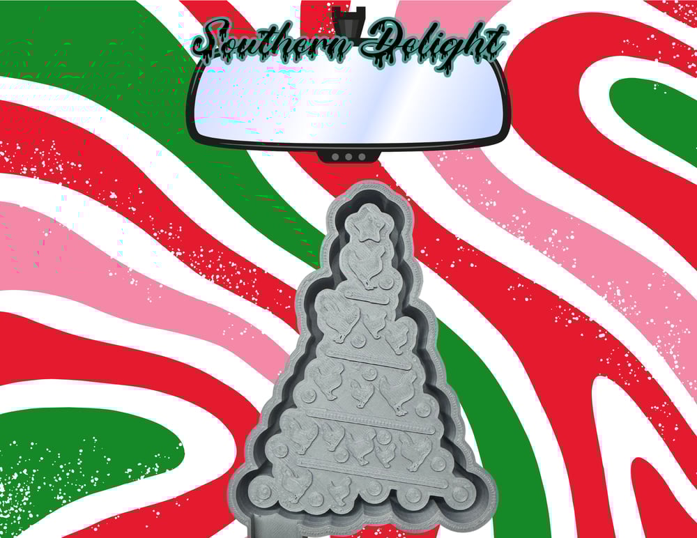 Image of Chicken Christmas Tree mold