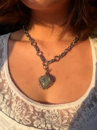 Image 1 of Transformation Labradorite Wire Wrapped necklace