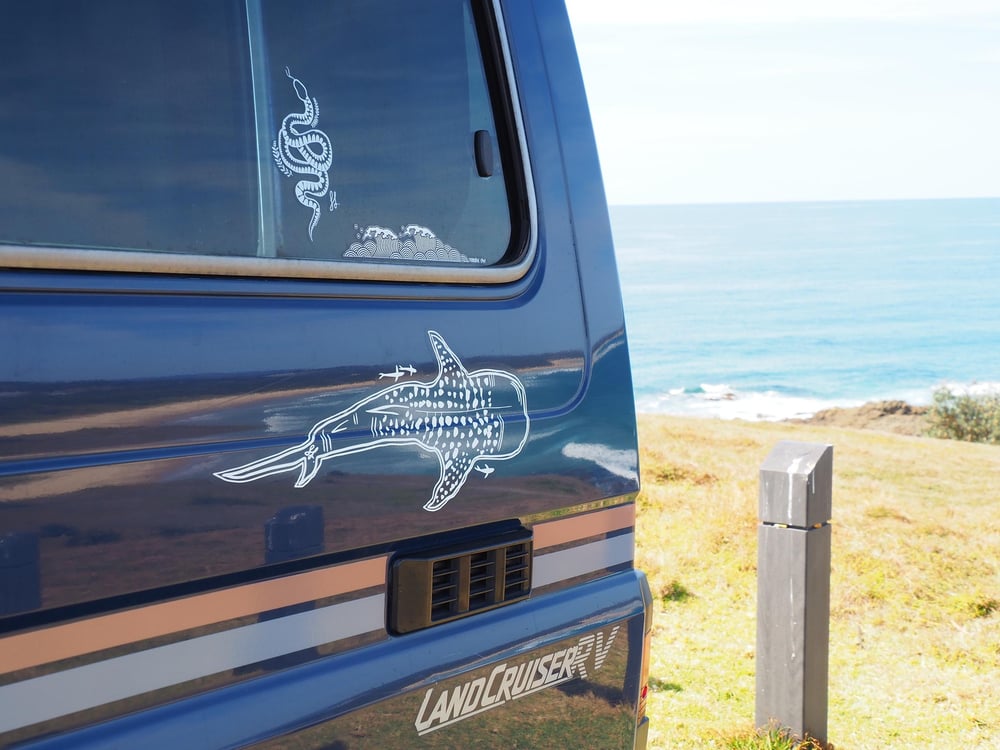 Image of Whale Shark Decal - by Sophie Fletcher Designs