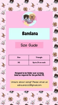 Image 2 of XS Puppy Bandanas - Cardi B, Pride & Ice Creams