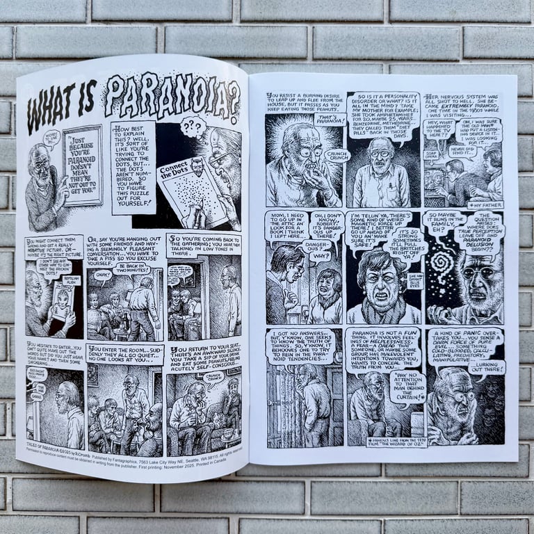 [PRE-ORDER] Tales of Paranoia by R. Crumb Image 2