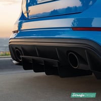 Image 3 of (2016-2019) Ford Focus RS V4 Rear Diffuser