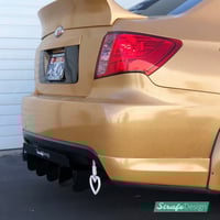 Image 1 of (2008-2010) Subaru WRX Narrowbody Sedan V3 Rear Diffuser