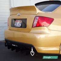 Image 5 of (2008-2010) Subaru WRX Narrowbody Sedan V3 Rear Diffuser
