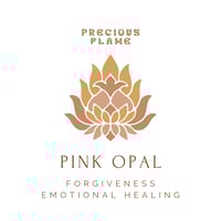 Image 2 of Pink Opal Crystal Infused Candle