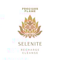 Image 2 of Selenite Crystal Infused Candle