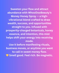 Image 2 of Money honey room and body prosperity spray 