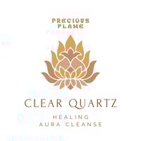 Image 2 of Clear Quartz Infused Crystal Candle