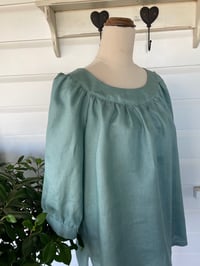 Image 1 of The Sage Linen Smock Top