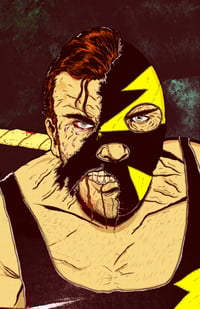 Image 1 of LUCHA BLOOD 11x17 Print